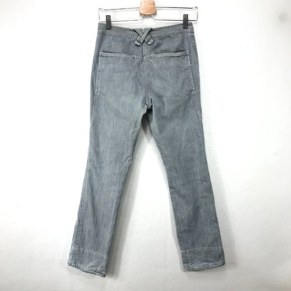 Donoratico by Ding Yong Jeans Womens Small 27 Straight Leg Light Wash RARE - Picture 2 of 15